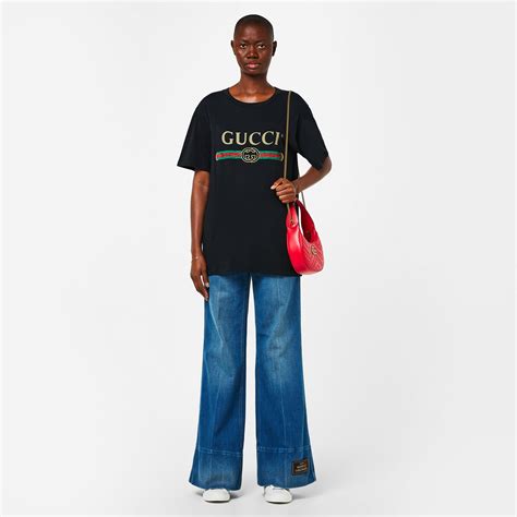 gucci t shirt women's replica|gucci shirt spotting.